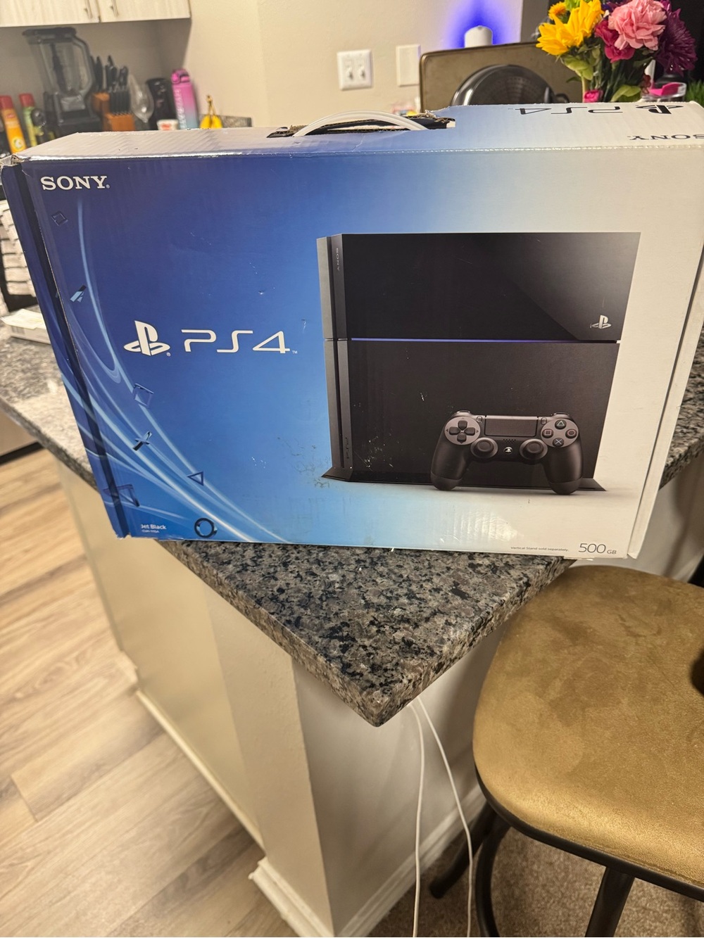 Sony PS4 Console in Jet Black with Matching Controller